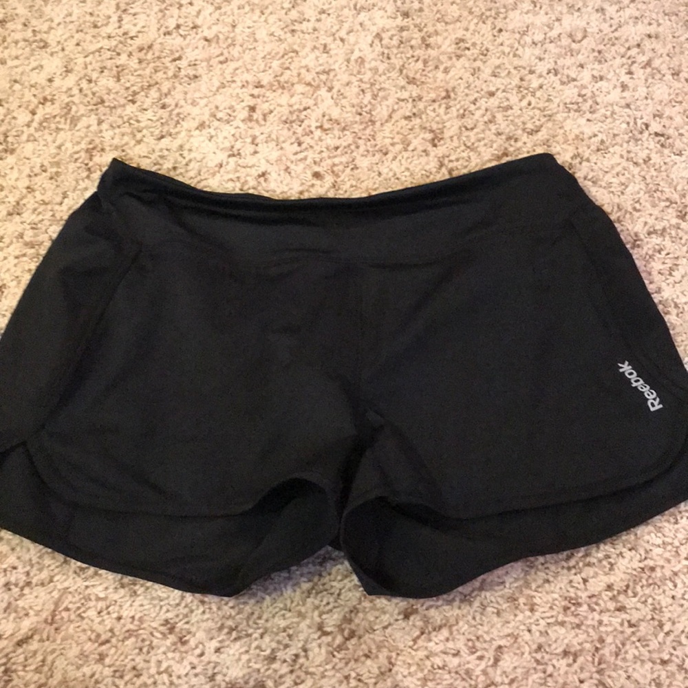 black running shorts